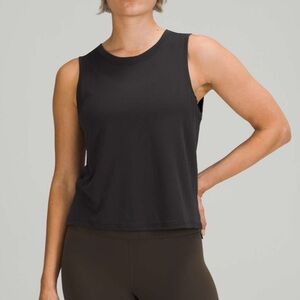 NWT Lululemon Train To Be Black Perforated Tank Size 12